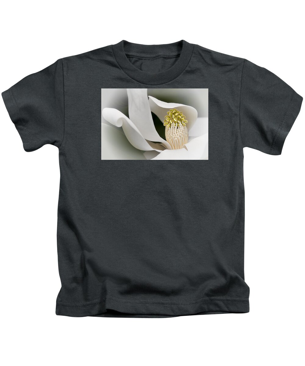 Elegant Magnolia Kids T-Shirt featuring the photograph Elegant Magnolia II by Ken Barrett