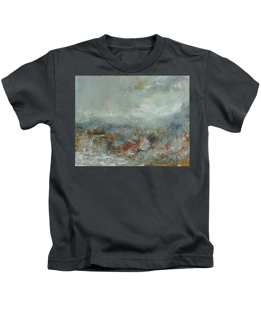 Storm Kids T-Shirt featuring the painting Elemental 35 by David Ladmore