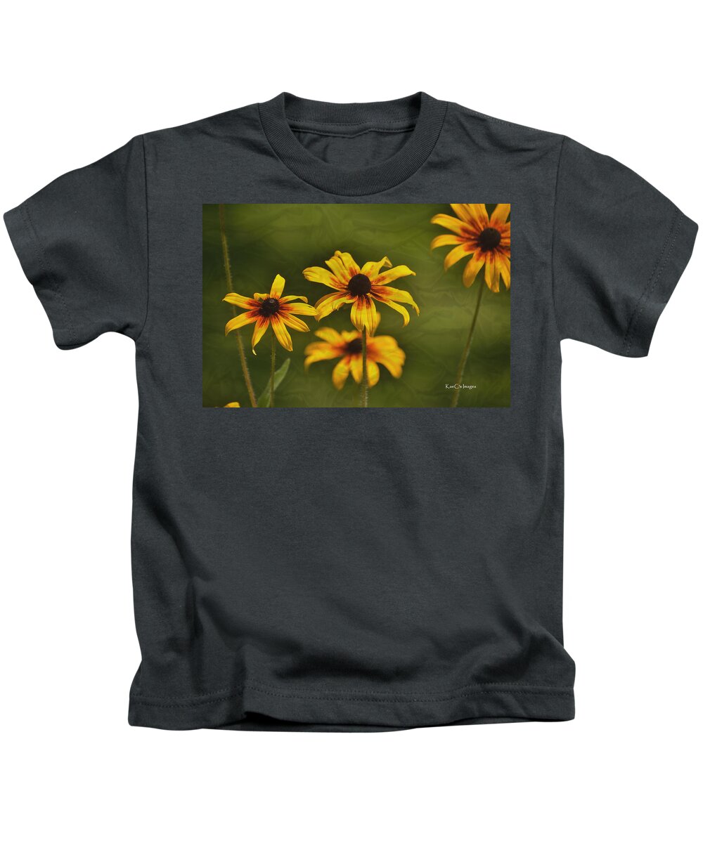Daisy Kids T-Shirt featuring the photograph End of Summer by Kae Cheatham