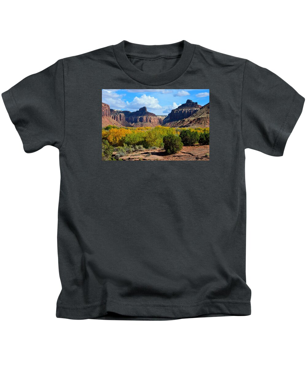 Indian Kids T-Shirt featuring the photograph Fall at Indian Creek by Tranquil Light Photography