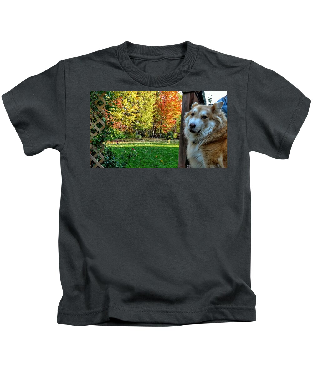  Kids T-Shirt featuring the photograph Fall Ducati by Brad Nellis