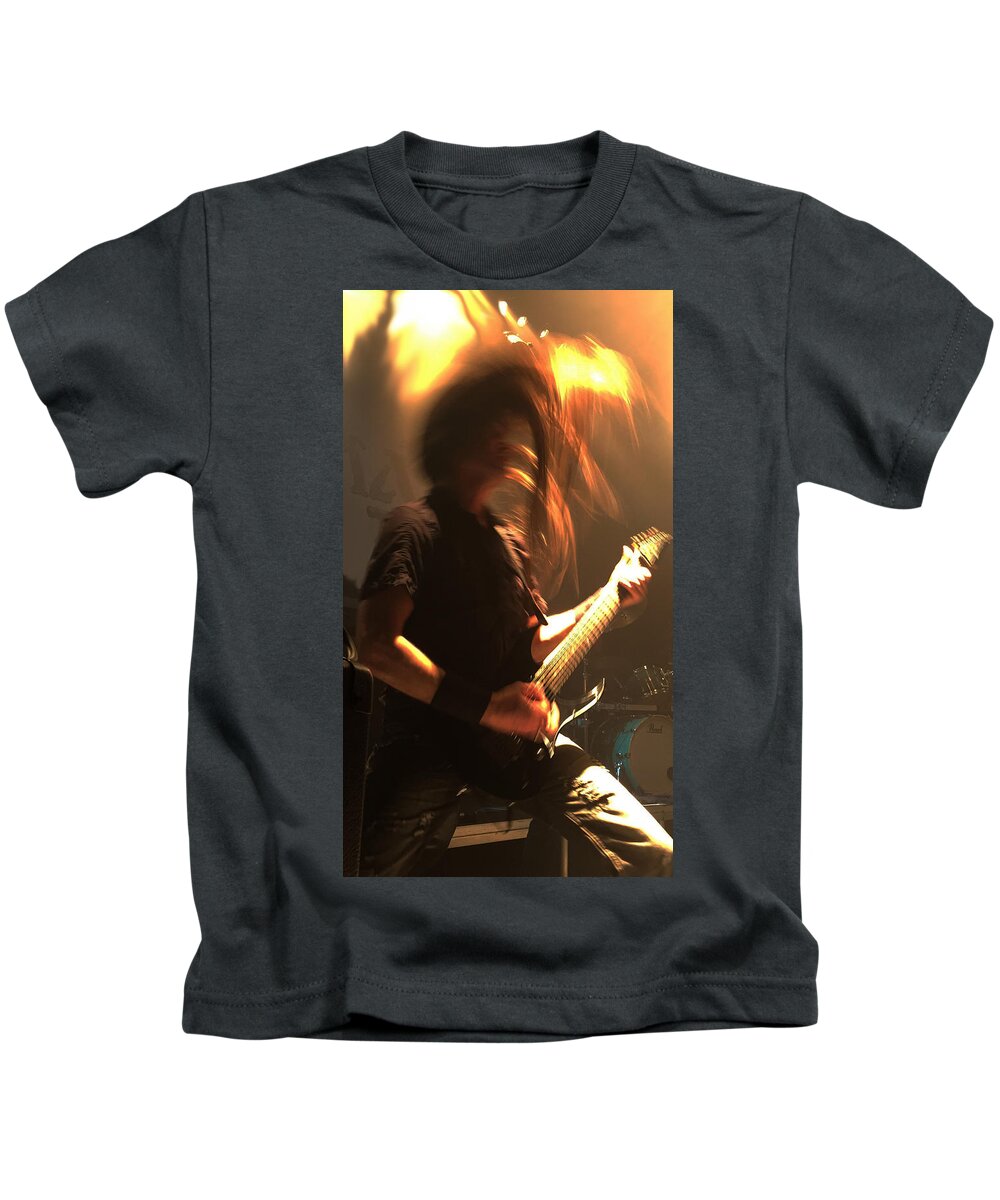 Music Kids T-Shirt featuring the photograph Feel The Music by Andre Brands