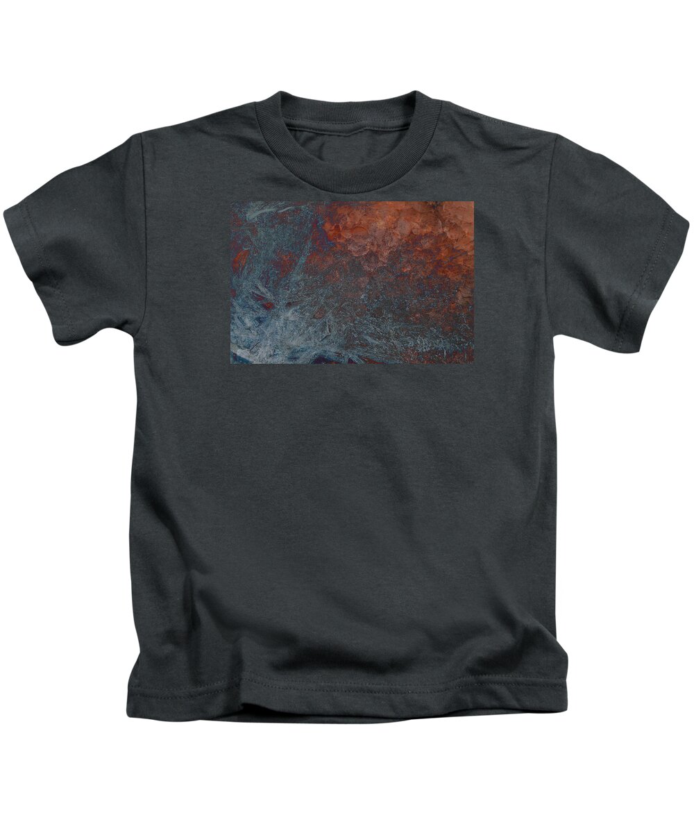 Ice Kids T-Shirt featuring the photograph Fire and Ice by Thomas Young