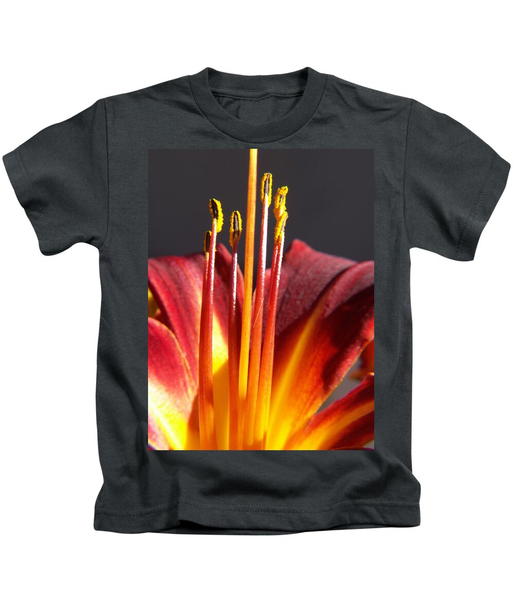 Fire Lily Kids T-Shirt featuring the photograph Fire Lily 1 by Amy Fose