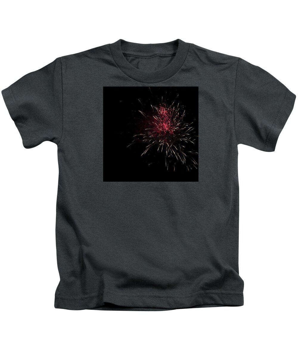 Photograph Kids T-Shirt featuring the photograph Fireworks 2016 IV by Suzanne Gaff
