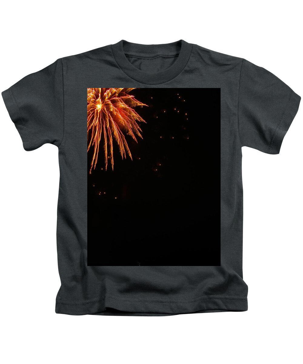 Fireworks Kids T-Shirt featuring the photograph FireWorks by Bridgette Gomes