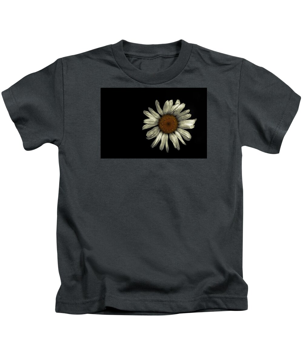 Flower Kids T-Shirt featuring the photograph Flower Black by Goutham Ganesh