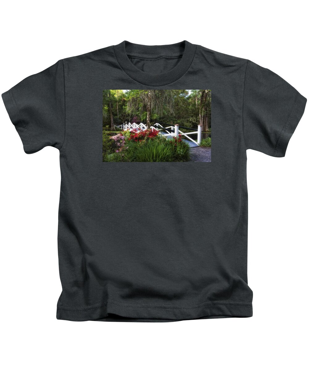 Flower Bridge Kids T-Shirt featuring the photograph Flower Bridge by Ken Barrett