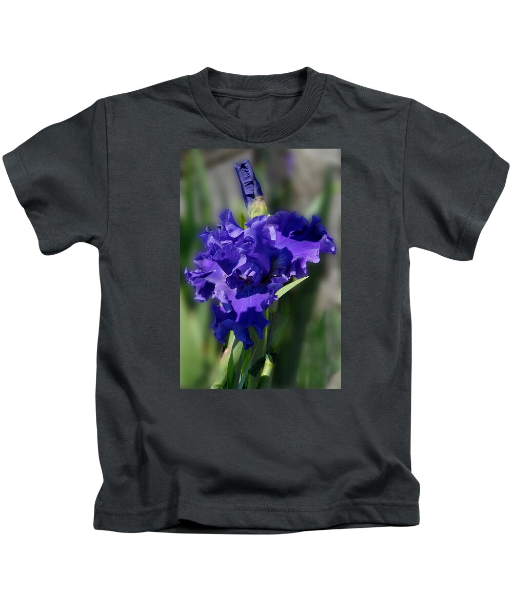 Iris Iris Kids T-Shirt featuring the photograph Flowers 734 by Joyce StJames