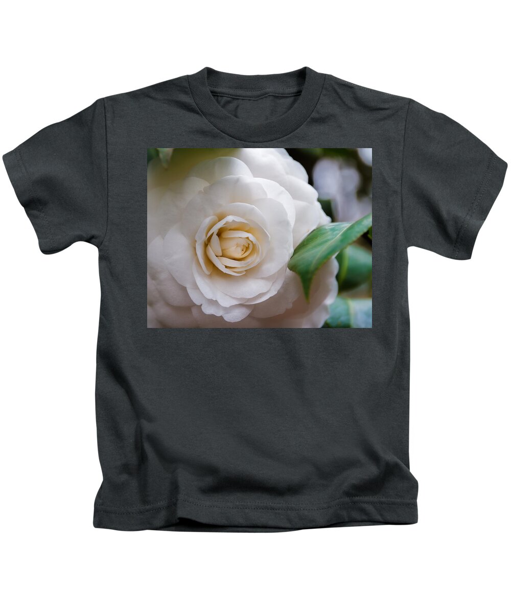 Flowers Kids T-Shirt featuring the photograph Fluffy Petals by Tim Stanley