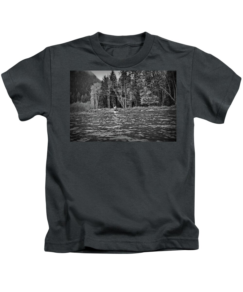  Kids T-Shirt featuring the photograph Fly on the Swing by Jason Brooks