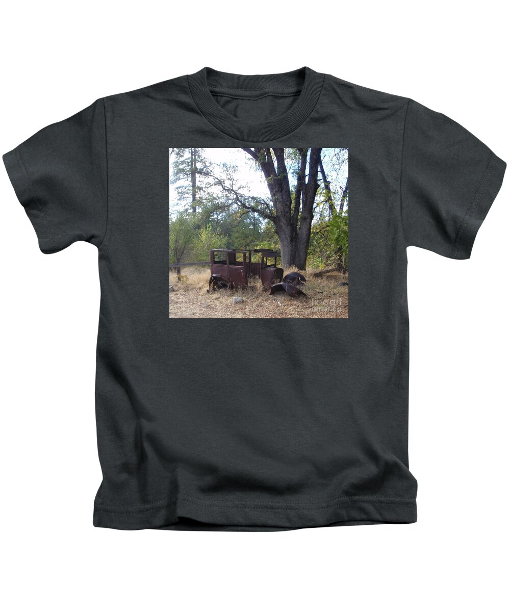 Ford Kids T-Shirt featuring the photograph Ford Model A by Mary Deal