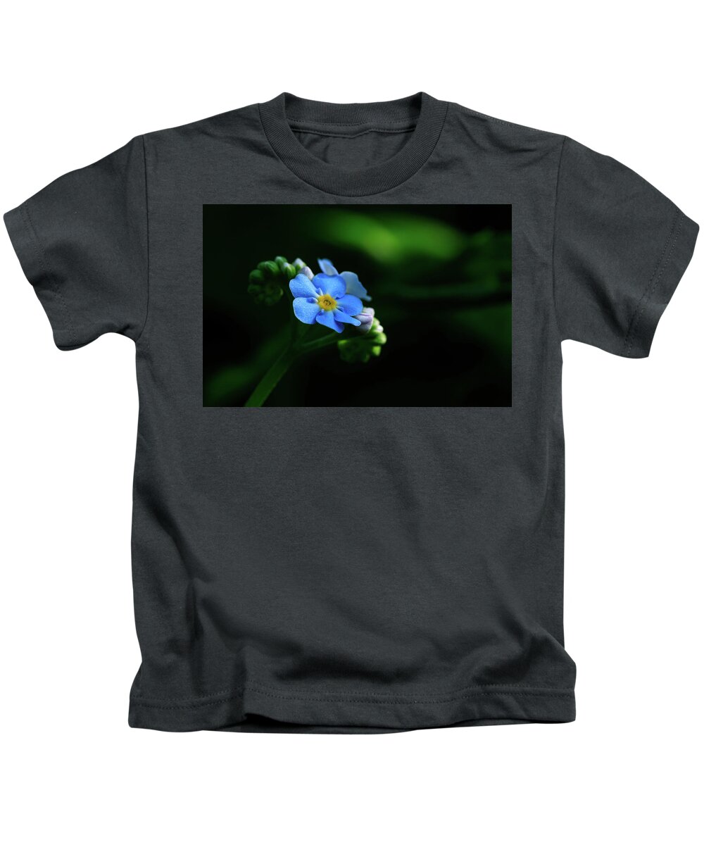 Forget-me-not Kids T-Shirt featuring the photograph Forget-me-not by Rob Davies