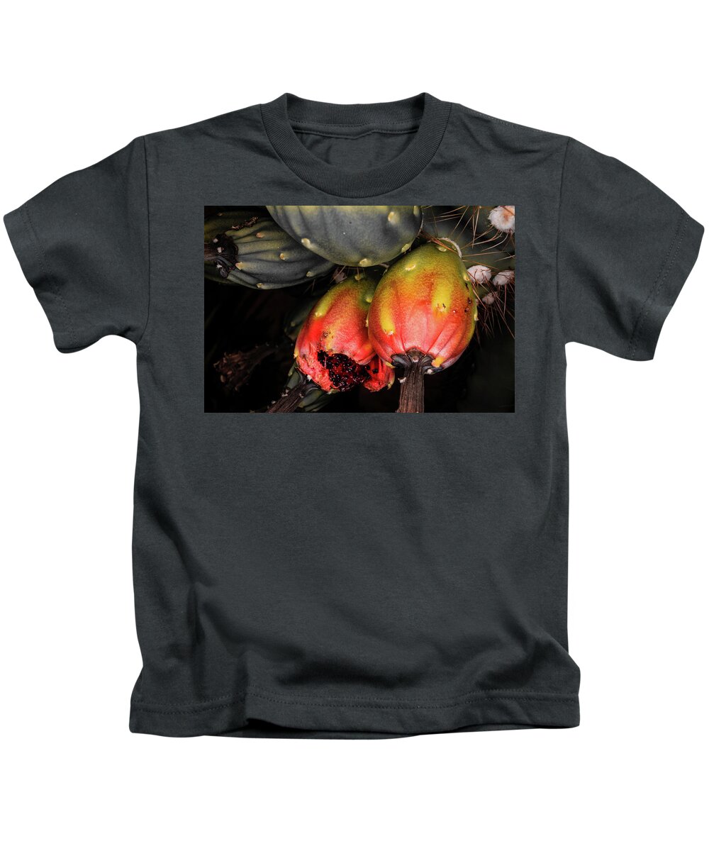 Saguaro Kids T-Shirt featuring the photograph Fruit is the Star by Dennis Swena