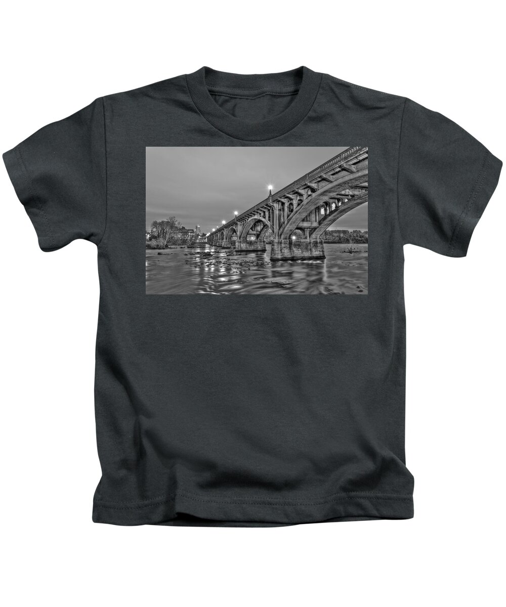 Bridge Kids T-Shirt featuring the photograph Gervais Street Bridge II by Harry B Brown