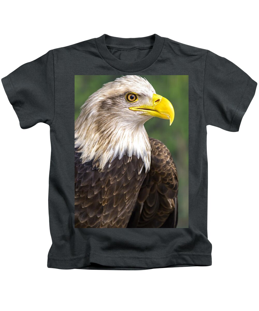 Nature Kids T-Shirt featuring the photograph Get My Good Side by Bill and Linda Tiepelman