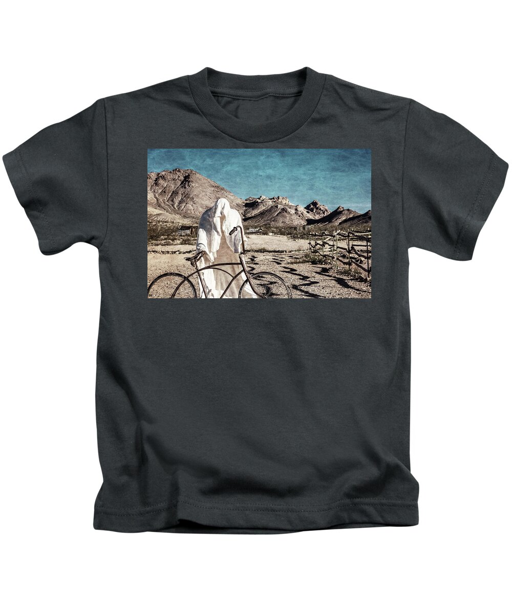 Ghost Rider Kids T-Shirt featuring the photograph Ghost Rider by George Buxbaum