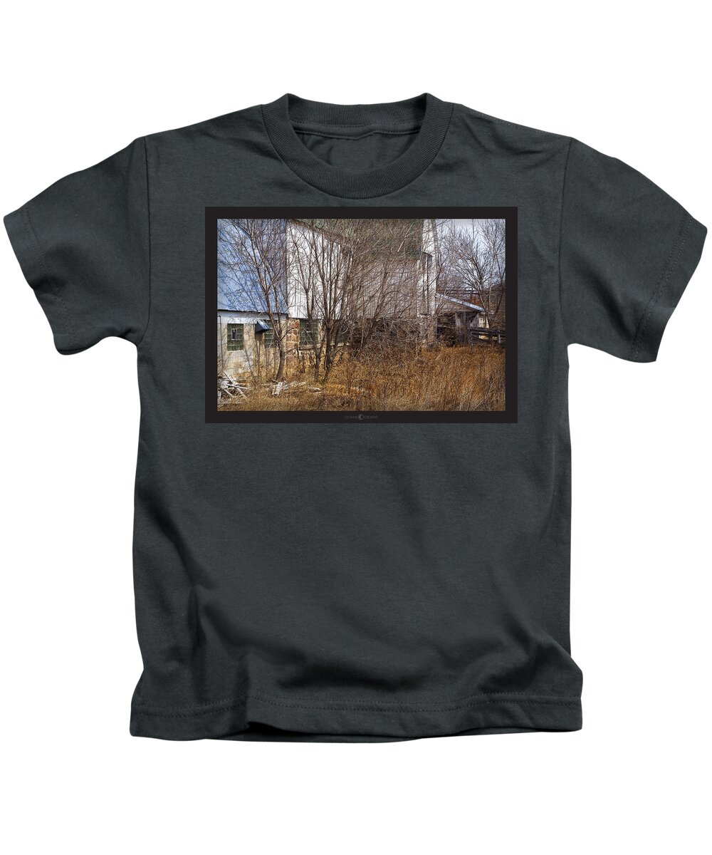 Barn Kids T-Shirt featuring the photograph Glass Block by Tim Nyberg