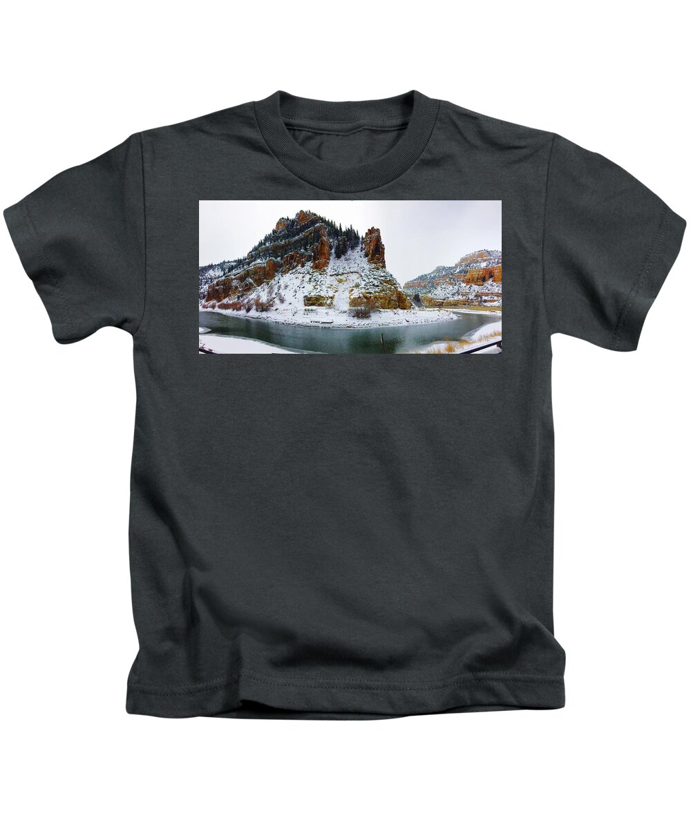  Kids T-Shirt featuring the photograph Glenwood Springs Colorado 2016 by Leizel Grant