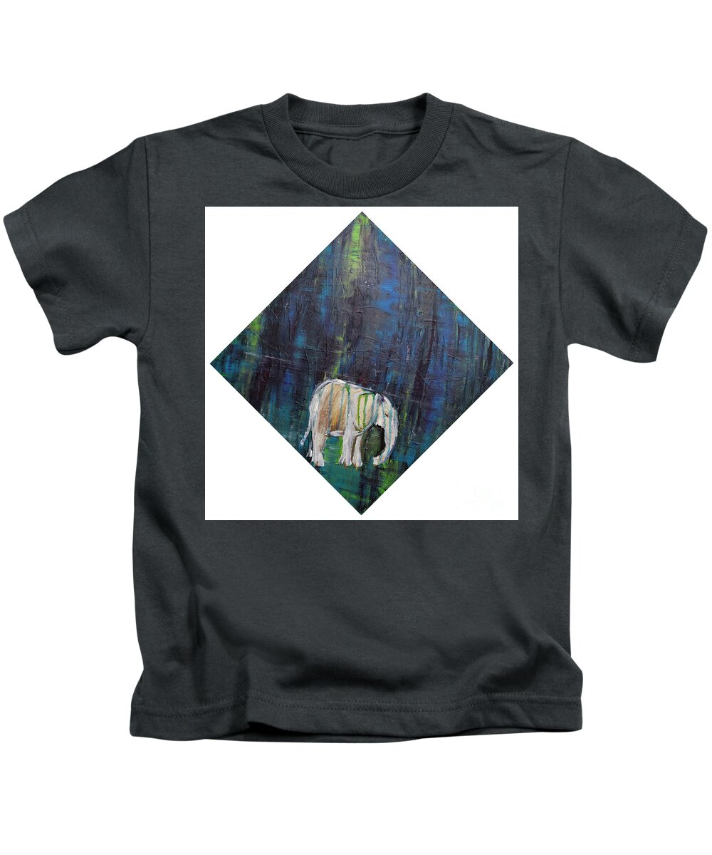 Global Kids T-Shirt featuring the mixed media Global Impact by Rebecca Weeks