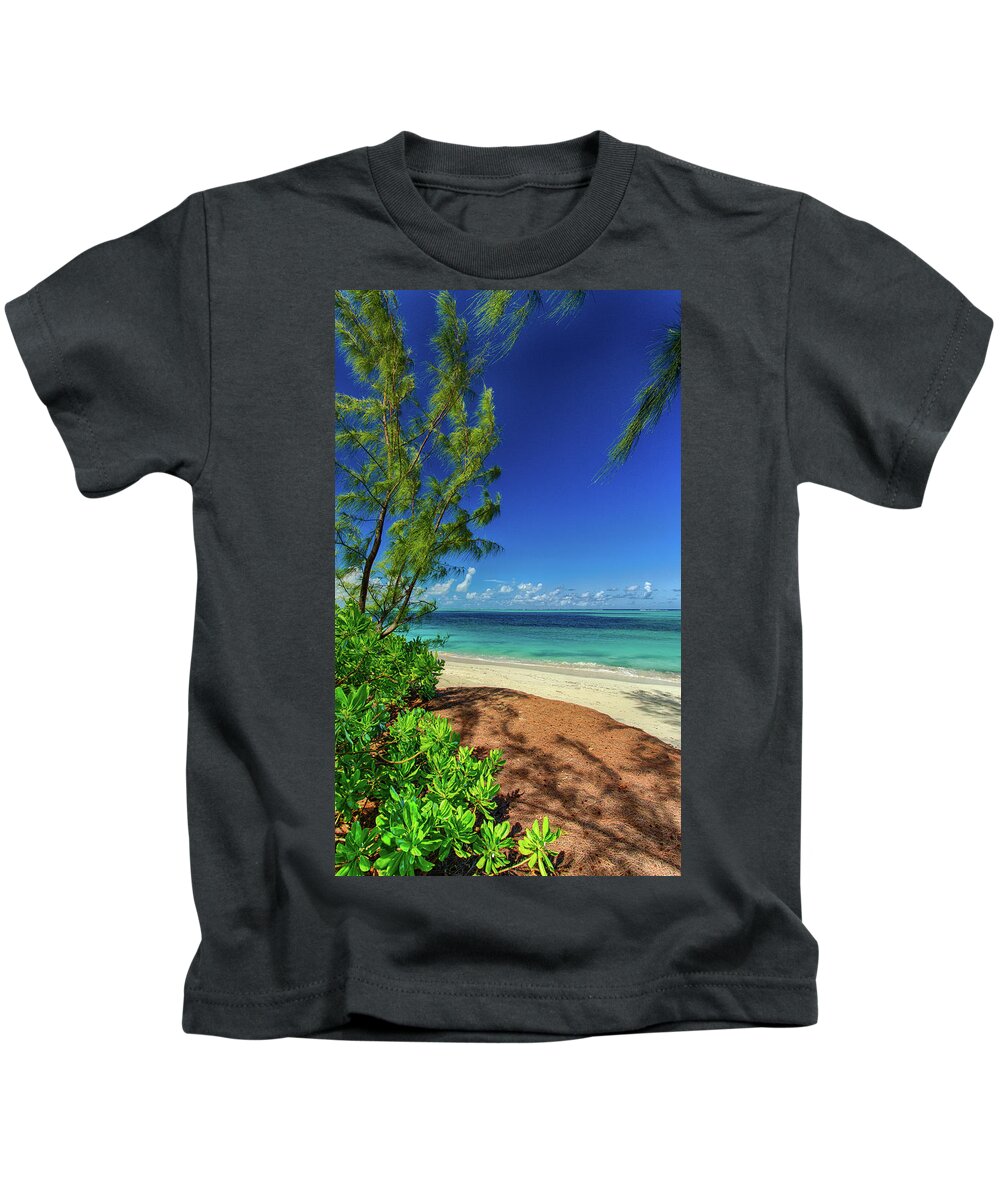 Beach Kids T-Shirt featuring the photograph Grace Bay by Dillon Kalkhurst