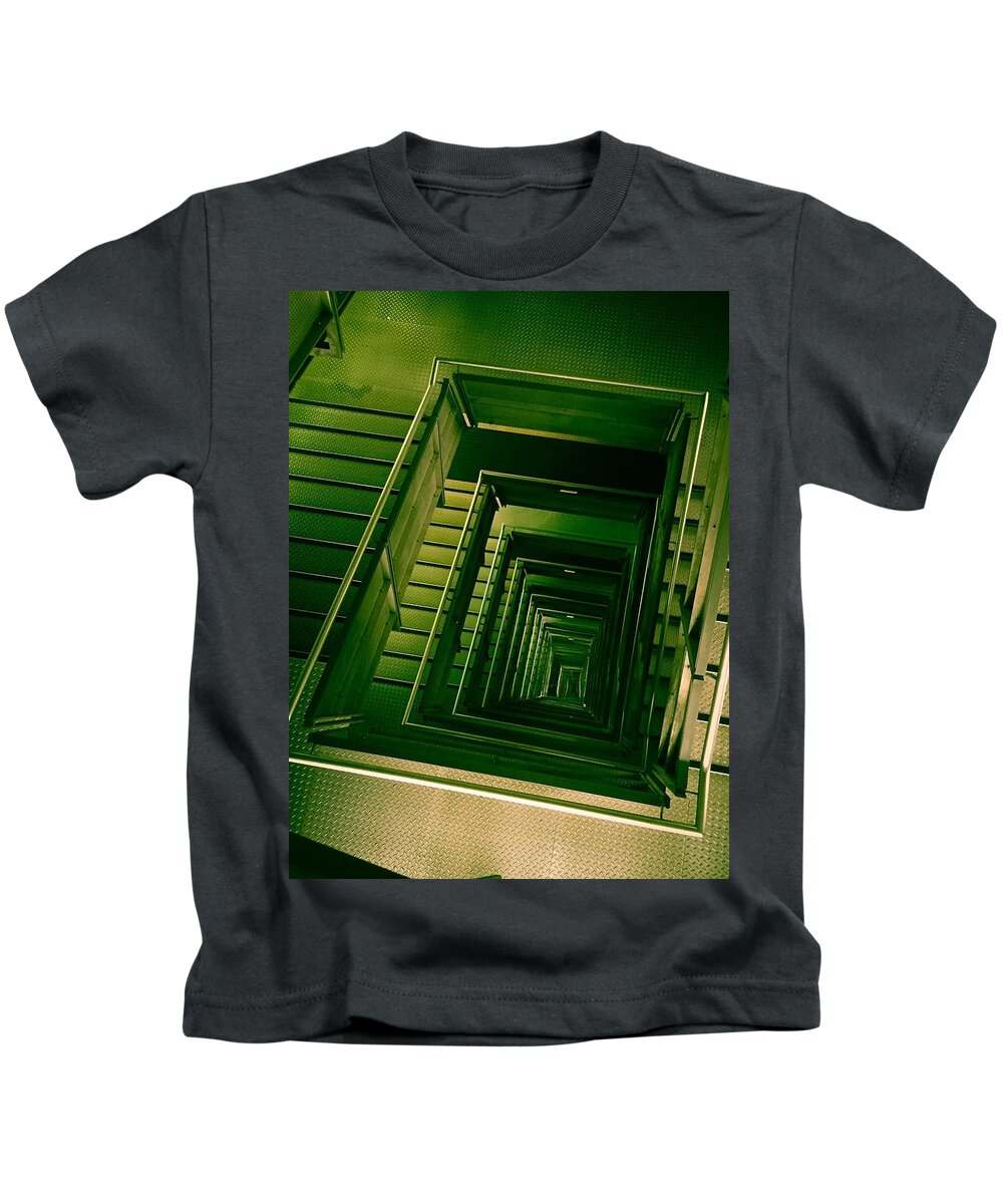 Green Kids T-Shirt featuring the photograph Green Infinity by Geoff Smith