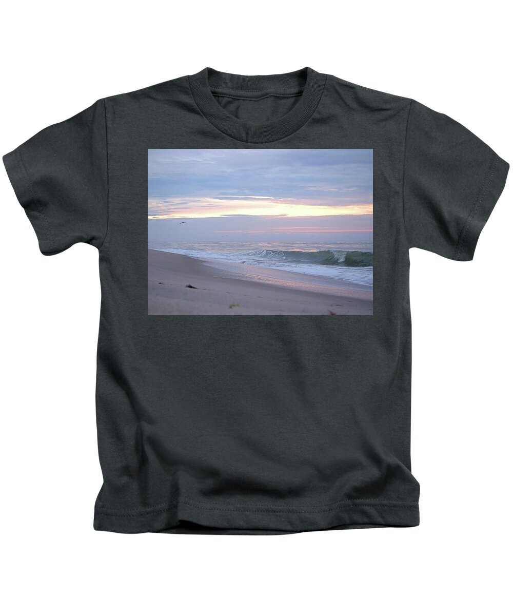 Seas Kids T-Shirt featuring the photograph H H H by Newwwman