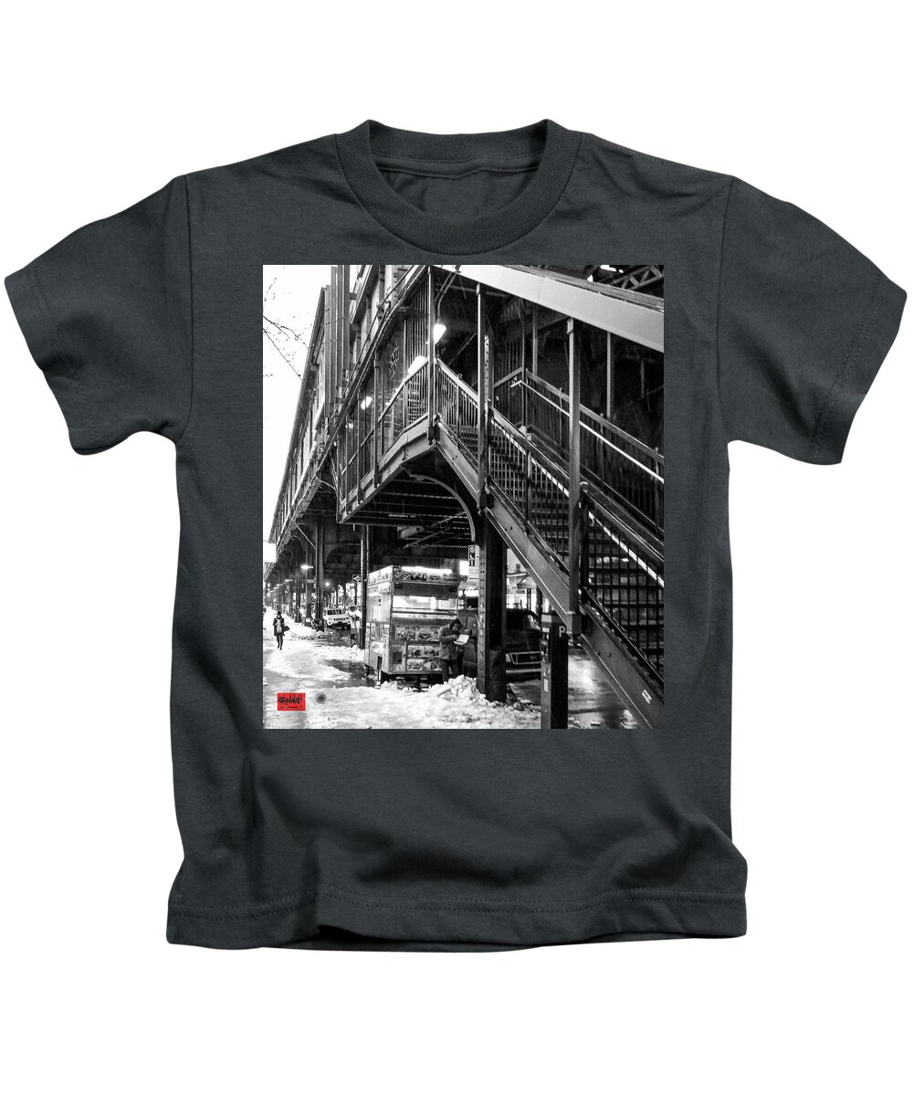  Kids T-Shirt featuring the photograph Halal Hunger by Rennie RenWah