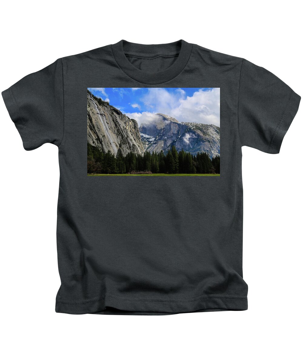 Usa Kids T-Shirt featuring the photograph Half Dome by Alberto Zanoni