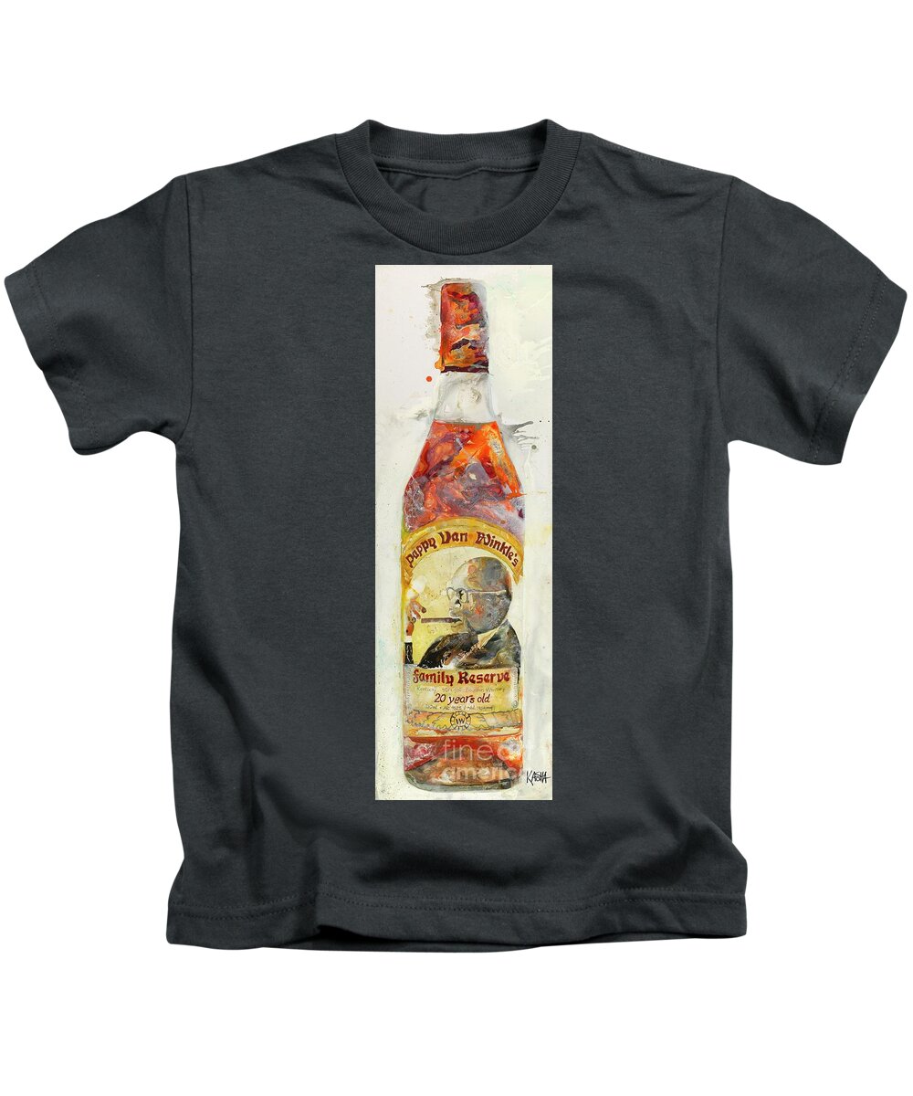 Whisky Kids T-Shirt featuring the painting Happy Pappy by Kasha Ritter