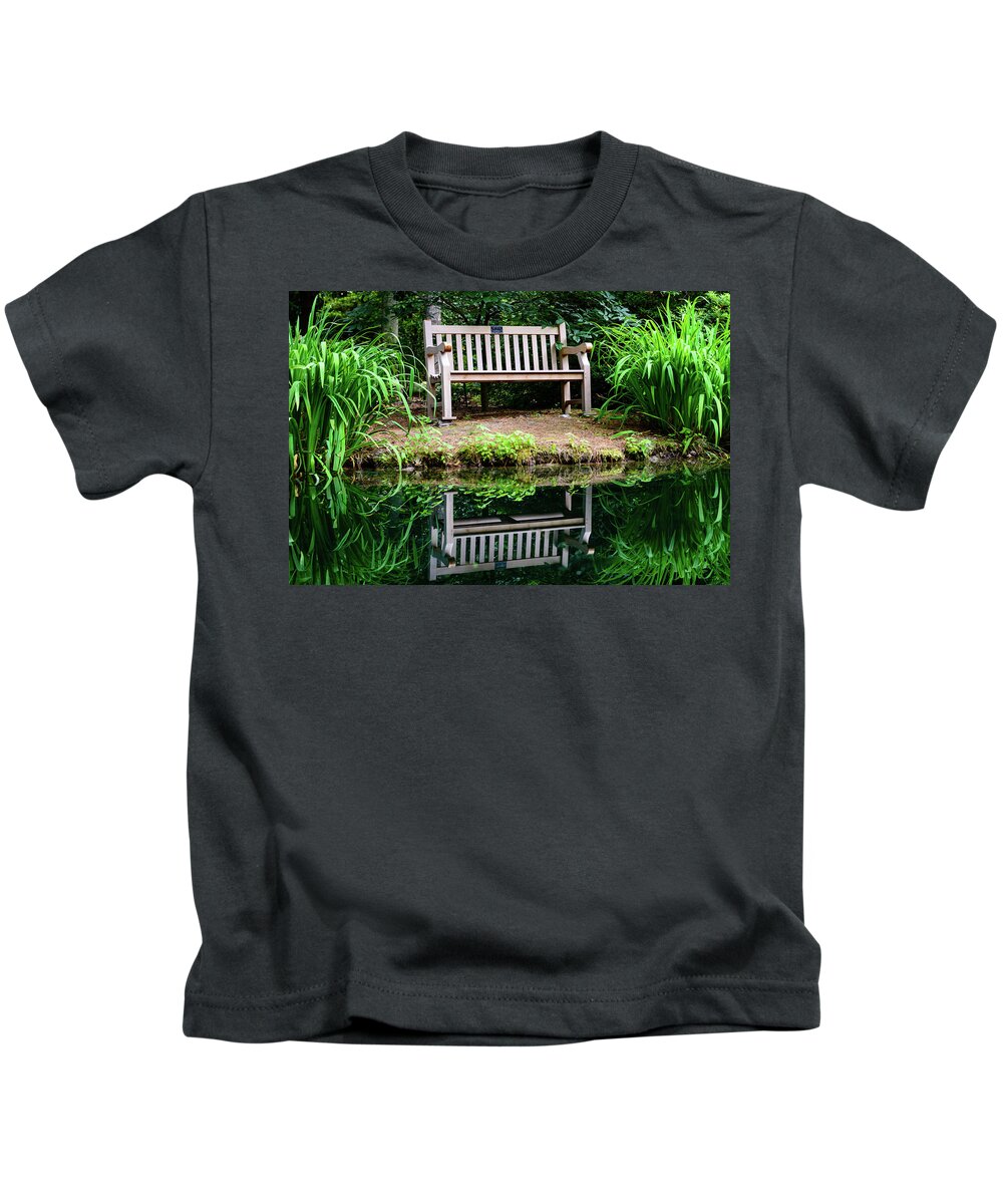 Landscape Kids T-Shirt featuring the photograph Have a Seat by Michael Scott