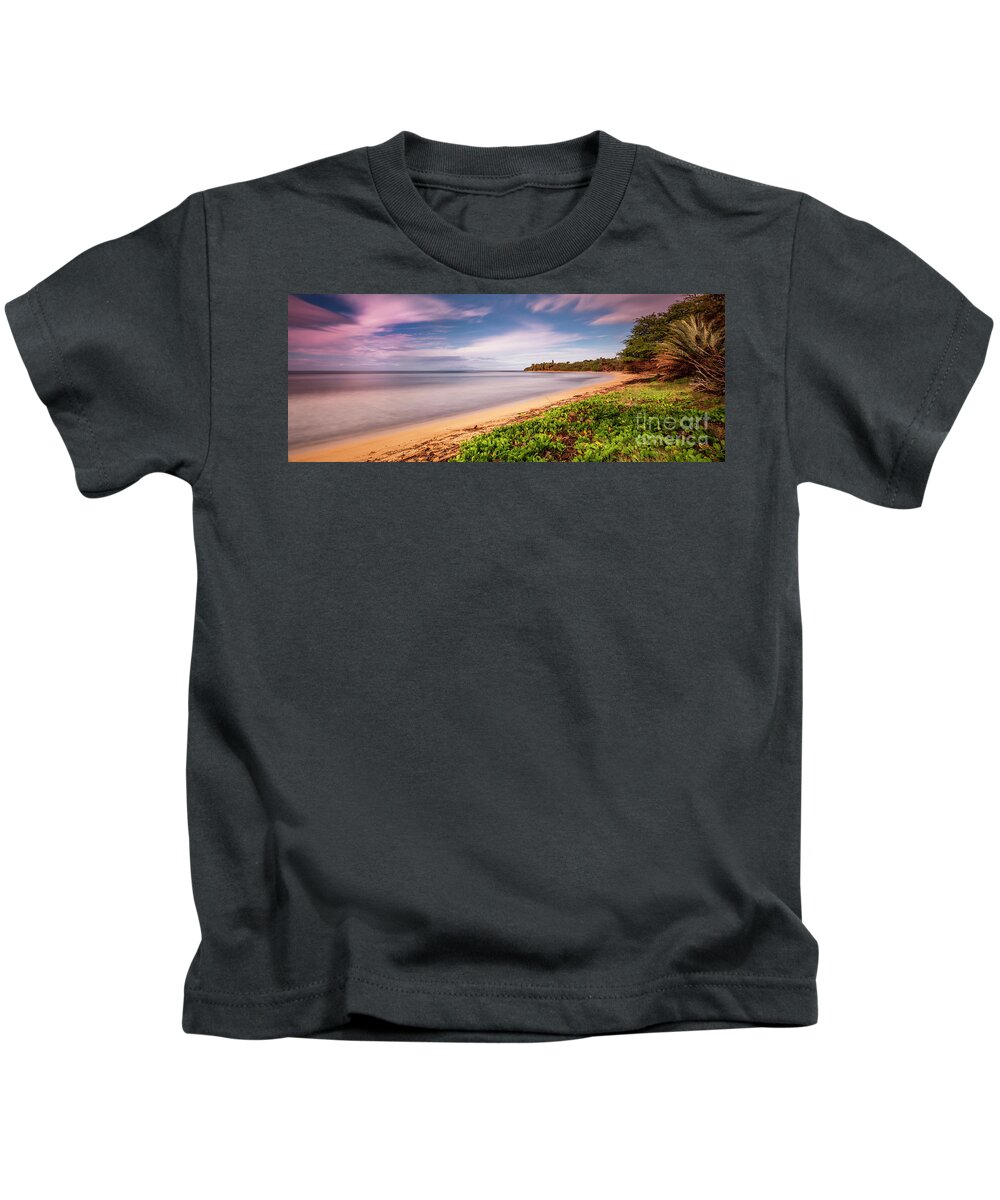 Hawaii Pakala Beach Kauai Kids T-Shirt featuring the photograph Hawaii Pakala Beach Kauai by Dustin K Ryan