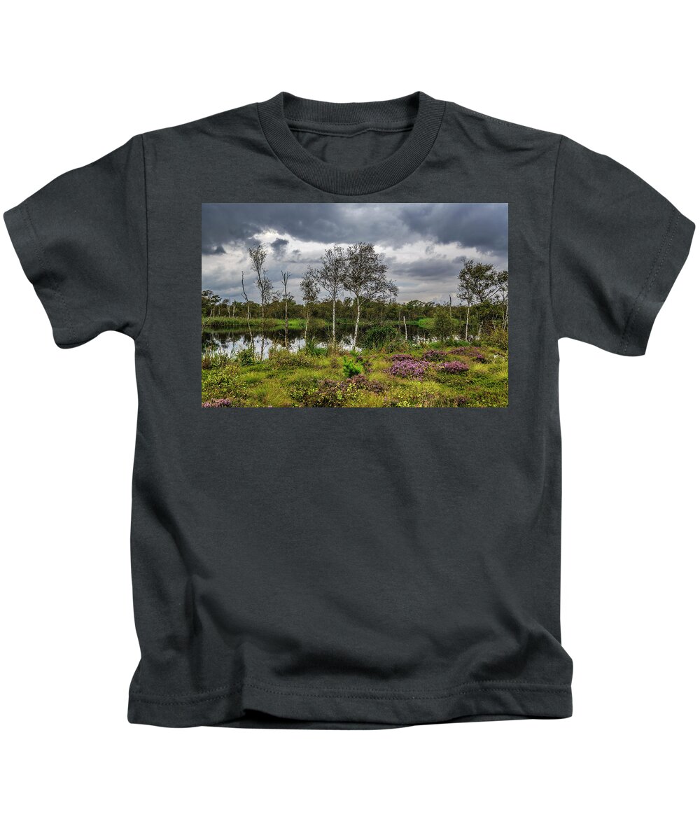 Forest Kids T-Shirt featuring the photograph Heather by Elmer Jensen