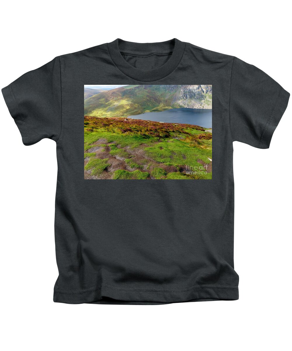 Irish Countryside Kids T-Shirt featuring the photograph Hidden Lake by Rosanne Licciardi