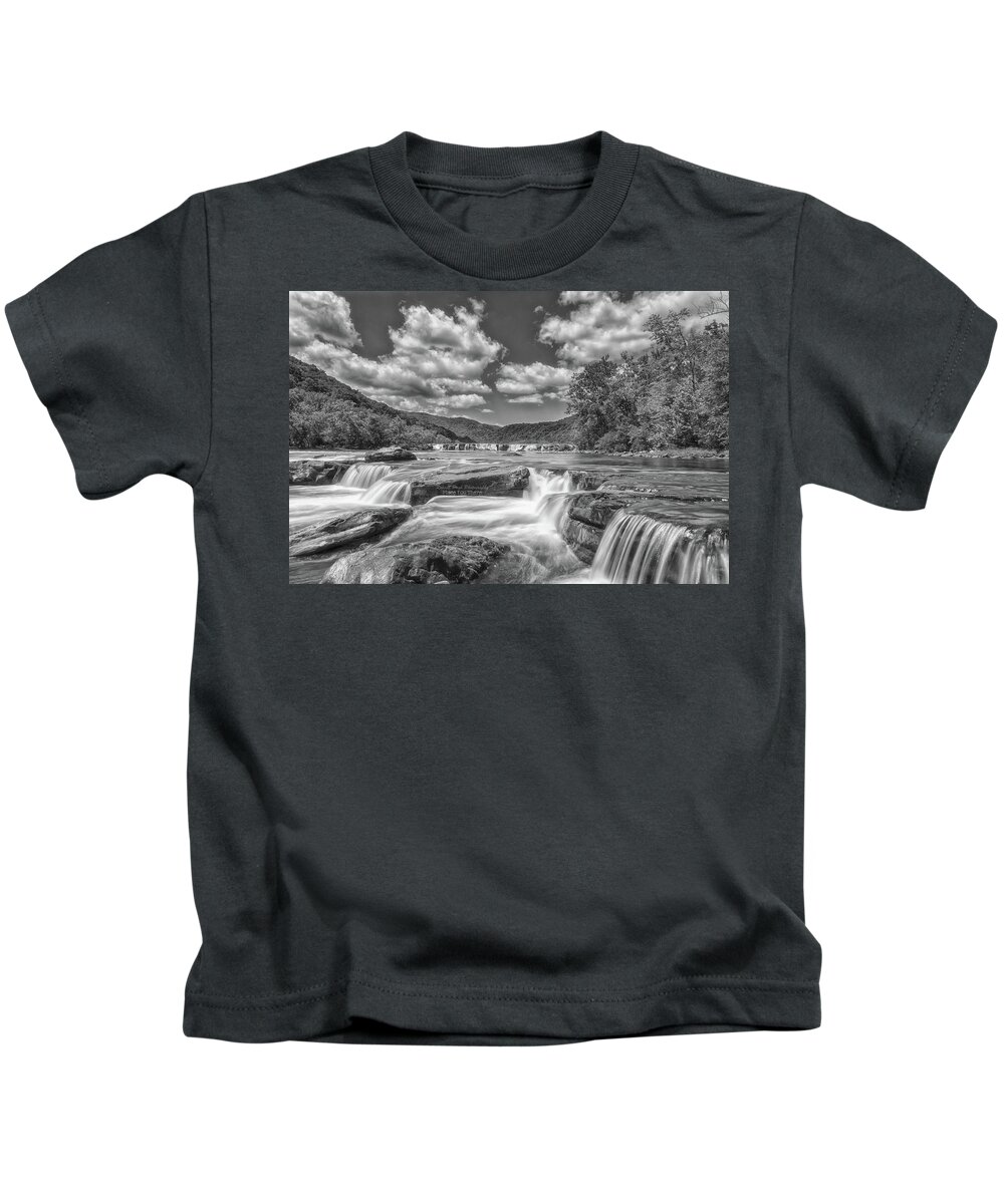Waterfalls Kids T-Shirt featuring the photograph Hidden Message by Russell Pugh