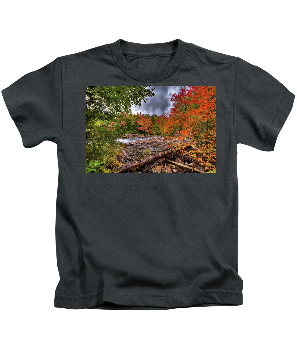 Landscapes Kids T-Shirt featuring the photograph Hiking to Indian Rapids by David Patterson