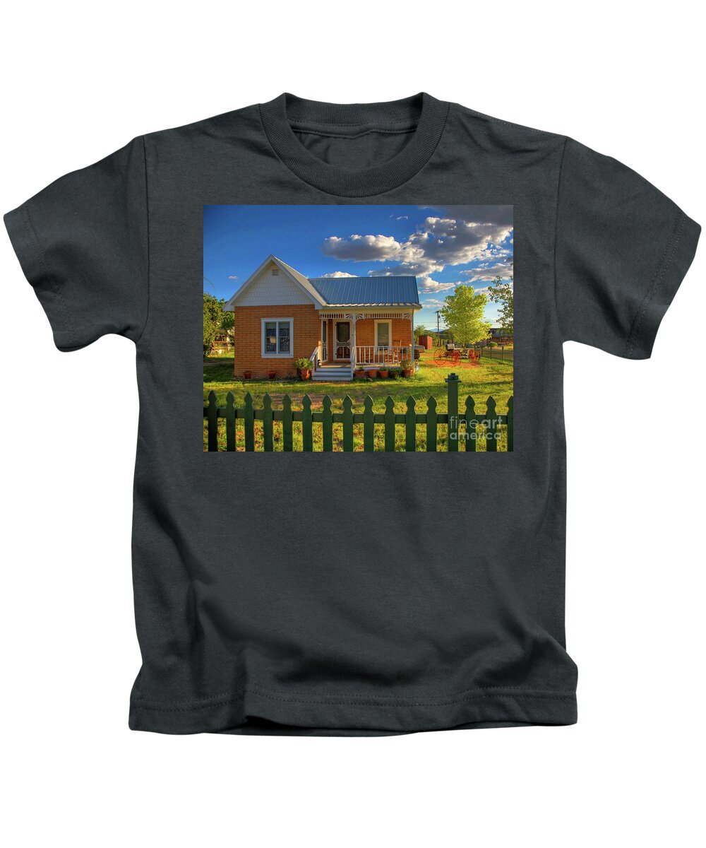 Landscape Kids T-Shirt featuring the photograph Historic Tombstone in Arizona by Charlene Mitchell