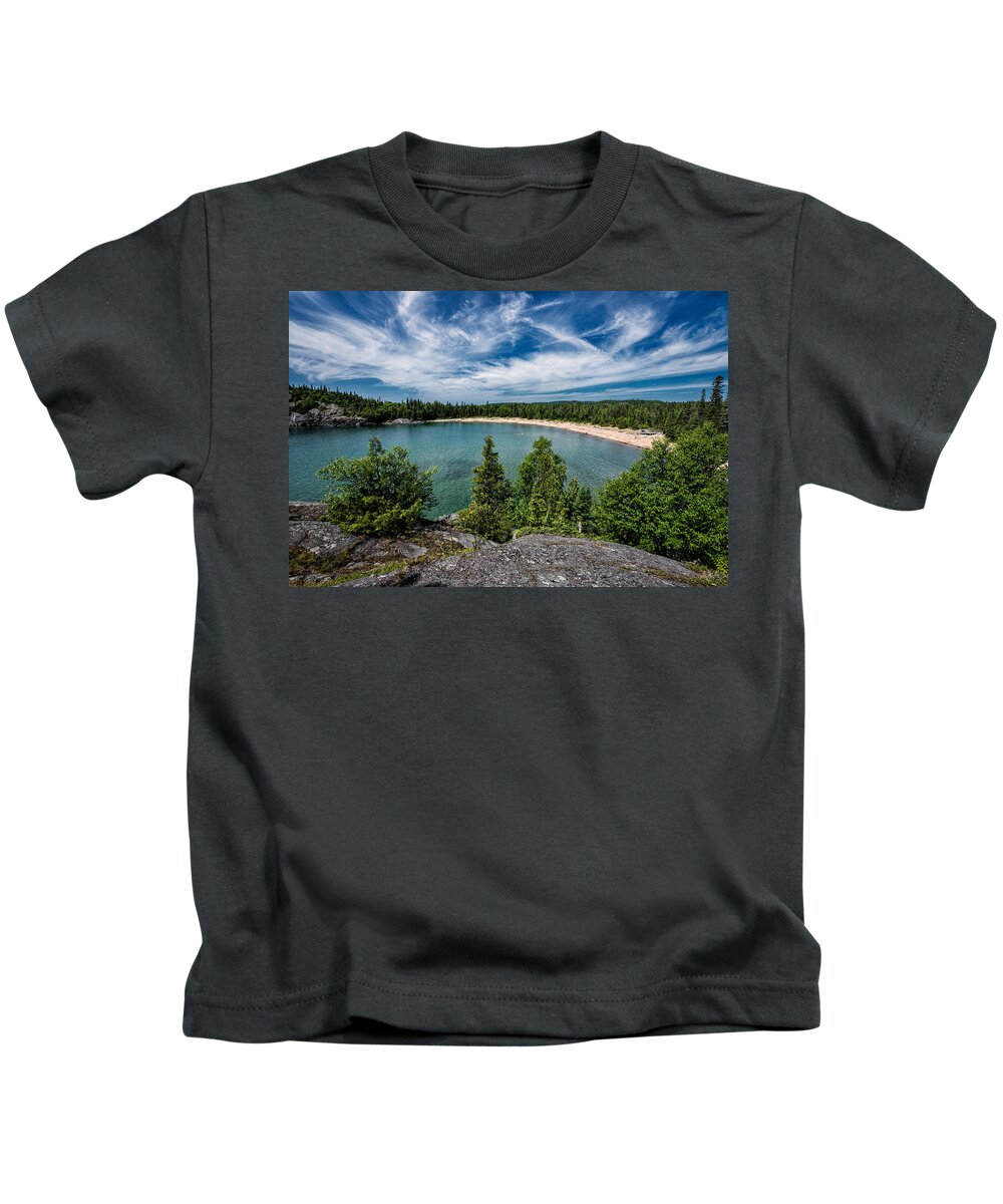 Canada Kids T-Shirt featuring the photograph Horse Shoe Bay by Doug Gibbons