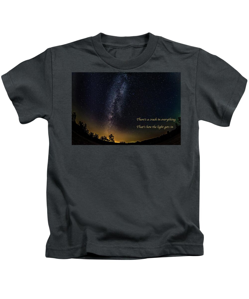 Steve Harrington Kids T-Shirt featuring the photograph How The Light Gets In 2 by Steve Harrington