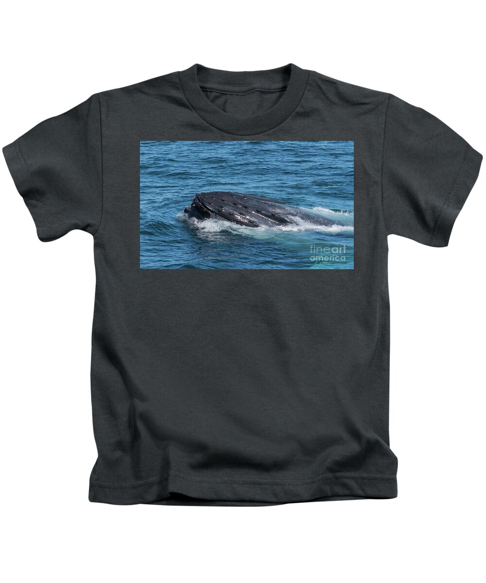 Whale Kids T-Shirt featuring the photograph Humpback Whale Tubercles by Lorraine Cosgrove