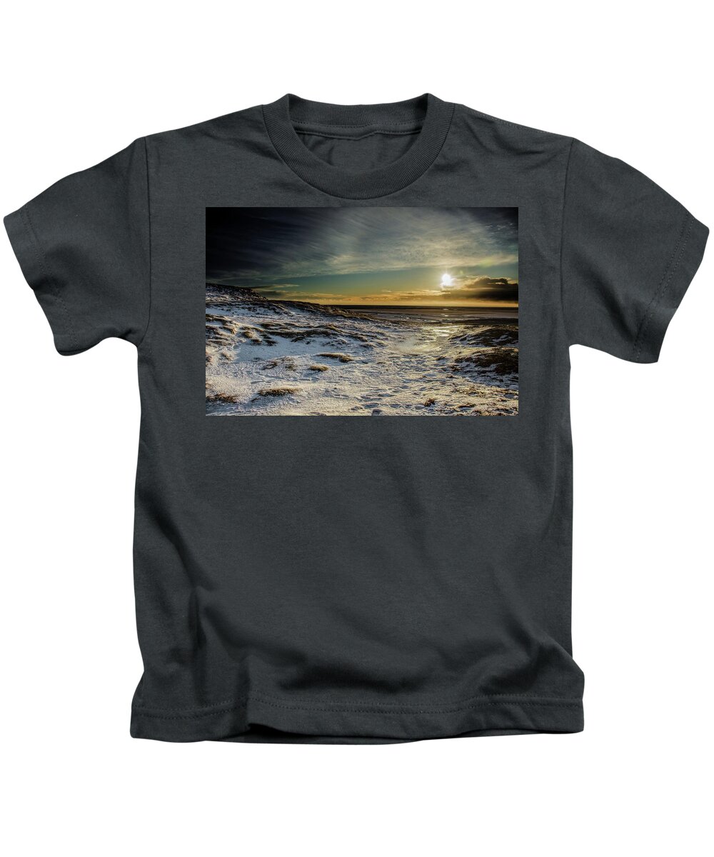 Northern Kids T-Shirt featuring the photograph Ice Kingdom of Iceland by Robert Grac