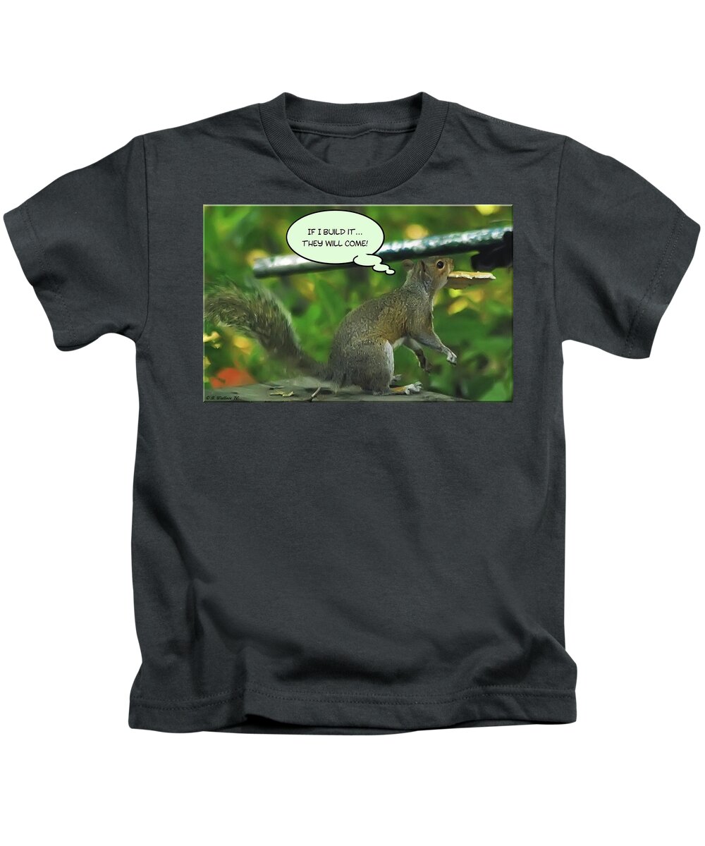 2d Kids T-Shirt featuring the photograph If I Build It by Brian Wallace