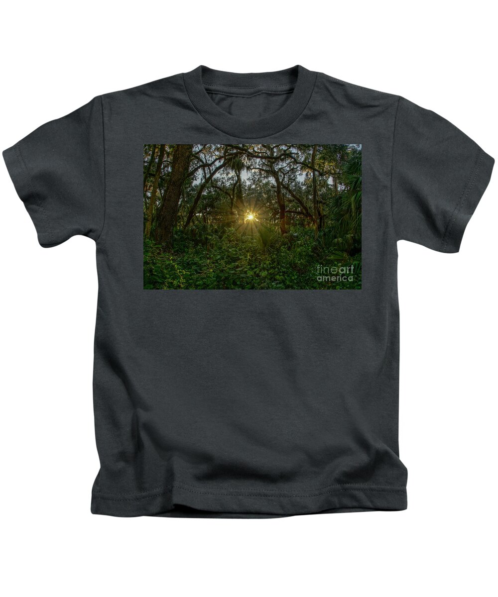 Vine Kids T-Shirt featuring the photograph Illuminated by Brian Kamprath