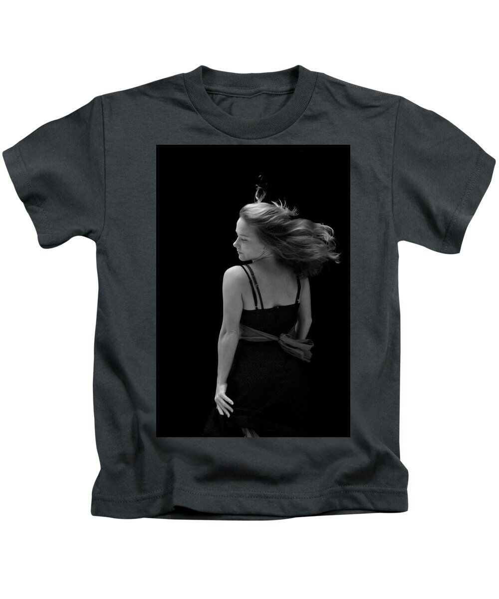 Cards Kids T-Shirt featuring the photograph Into the Wind by John Coffey