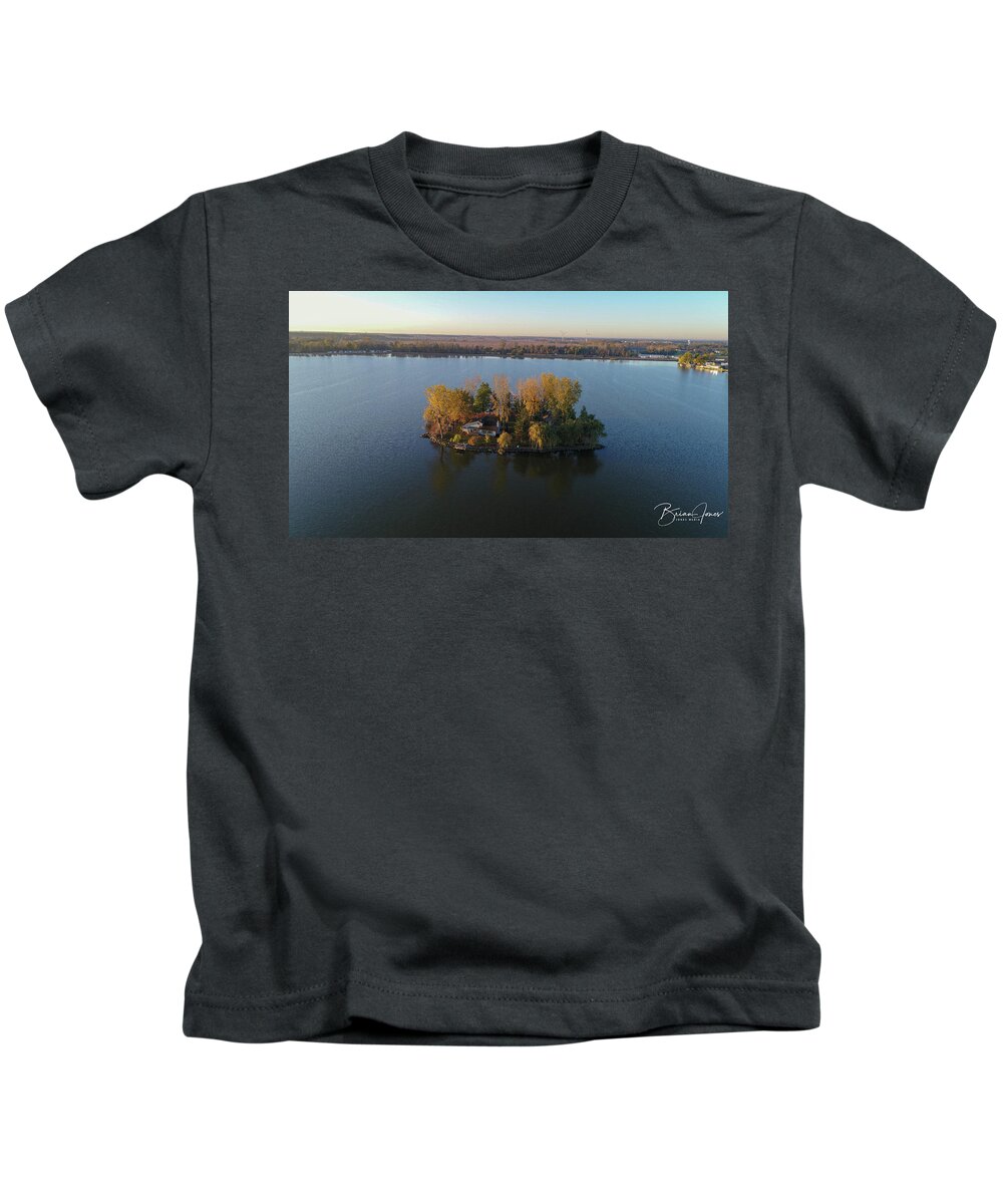 Kids T-Shirt featuring the photograph Island Life by Brian Jones