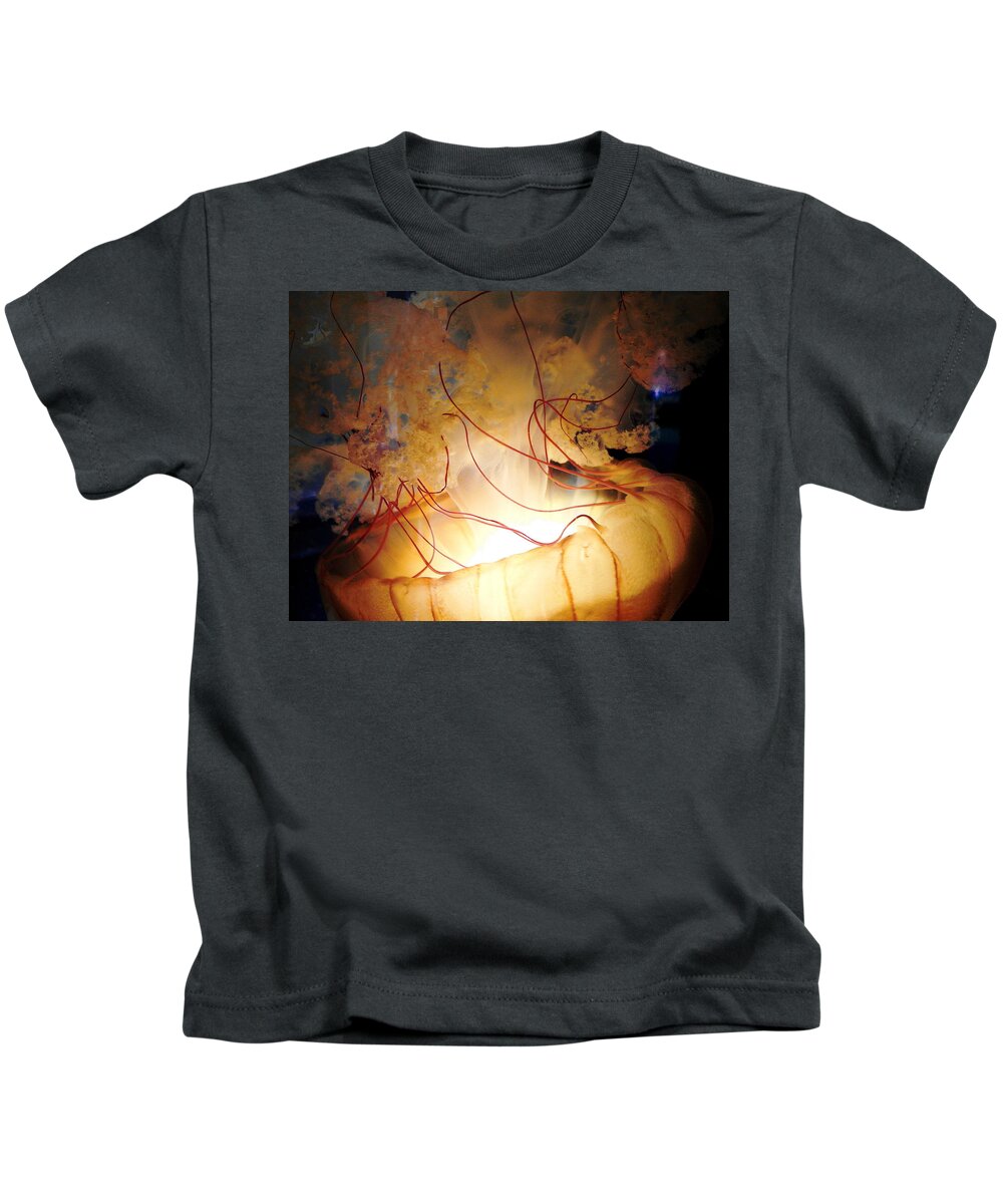 Jellyfish Kids T-Shirt featuring the photograph Jellyfish by Christopher Brown