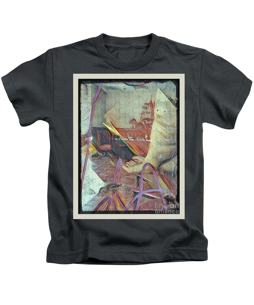Photography Kids T-Shirt featuring the photograph Journeying into the Unknown by Kathie Chicoine