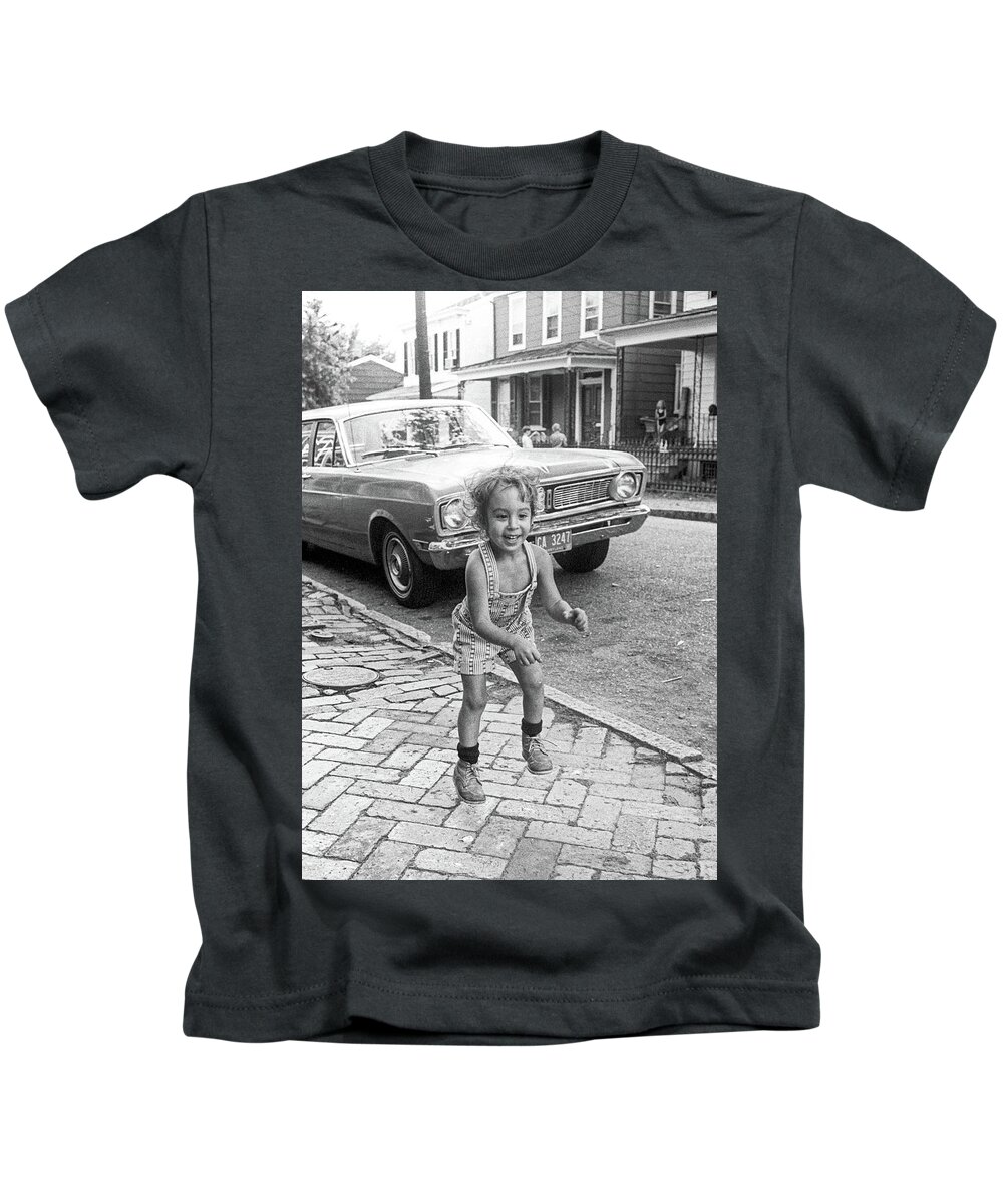 Frank Dimarco Kids T-Shirt featuring the photograph Jumping for Joy by Frank DiMarco