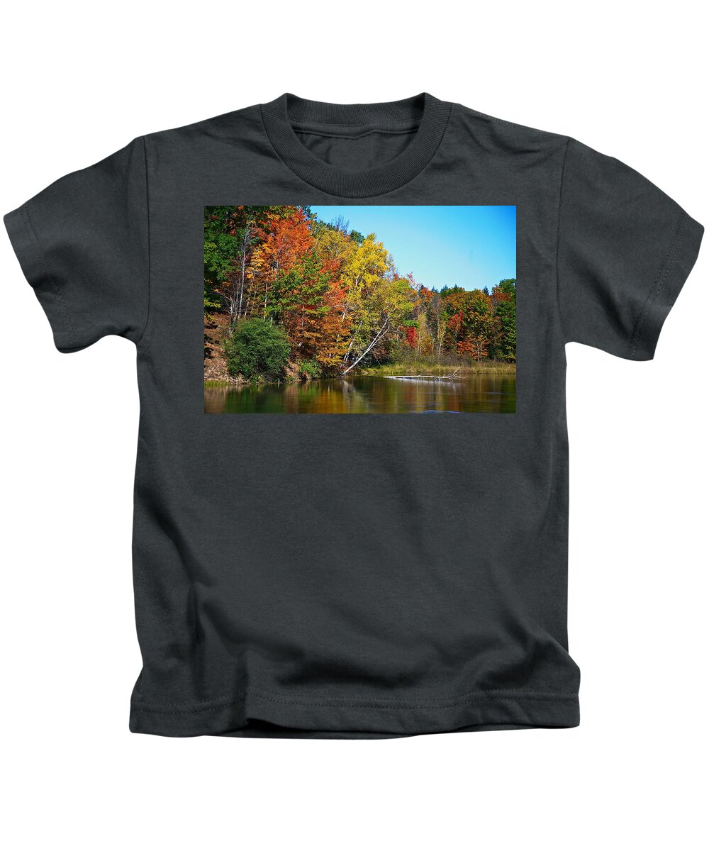 Fall Kids T-Shirt featuring the photograph Just fall by Robert Pearson