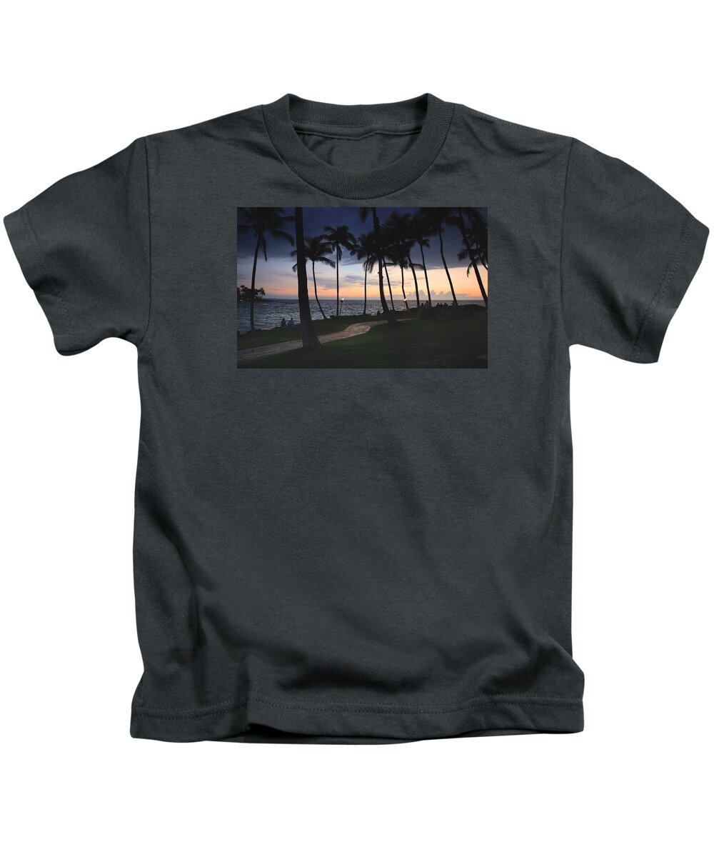 Hilton Waikoloa Village Kids T-Shirt featuring the photograph Just Simply Be Mine by Laurie Search
